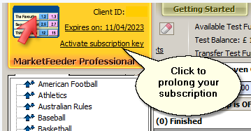 Click to prolong your subscription